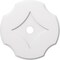 Ekena Millwork Percival Architectural Grade PVC Ceiling Medallion, 24"OD x 3"ID x 8 1/4"C x 1"P, One-Piece CMP24PL-03000 - alternate 1